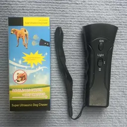 Repelente ultrassónico para cães, portátil, treino de cães de estimação, artigos para animais de estimação