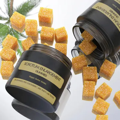 Gomas de ginseng, gomas para aumento do escroto GU