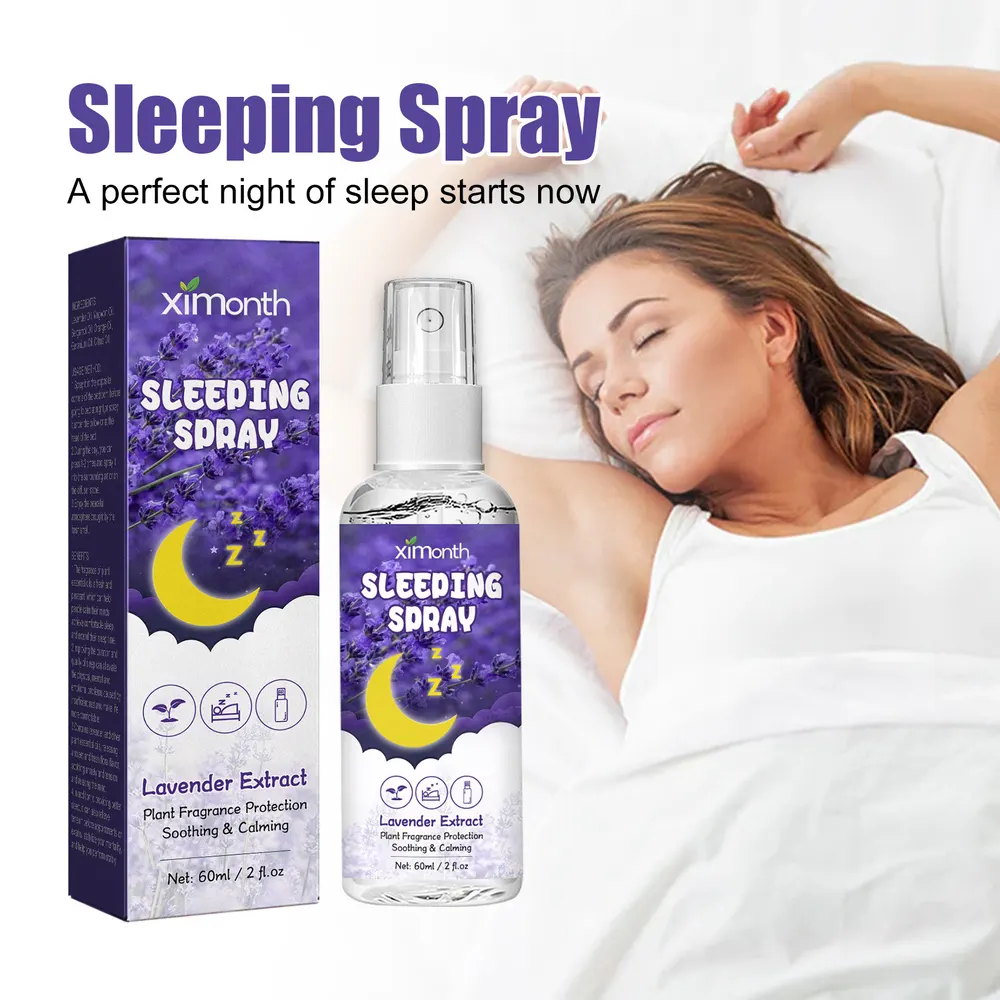 Spray de sono de lavanda para acalmar, hipnotizar, aliviar, aliviar a insónia