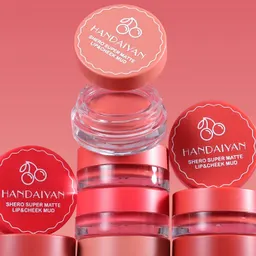 クロスボーダー リップマッド マット 長持ちリップスティック Handaiyan マット 長持ち 防水 リップ＆チーク デュアルユース リップマッド卸売