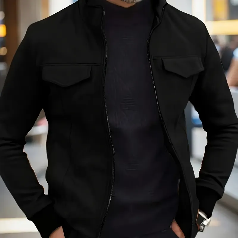 Men s Lapel Casual Jacket Fashionable Slimming Quality Men s Top