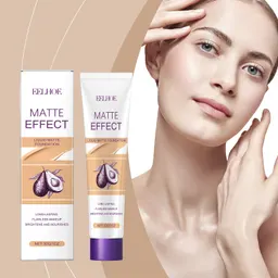 Base de Cobertura Ligera Transparente EELHOE - Cobertura Humectante Natural y Ligera, Base de Maquillaje de Larga Duración