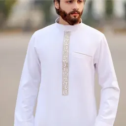 ثوب رجالي عربي، ملابس مطبوعة مسلمة أوروبية وأمريكية، ثوب رجالي