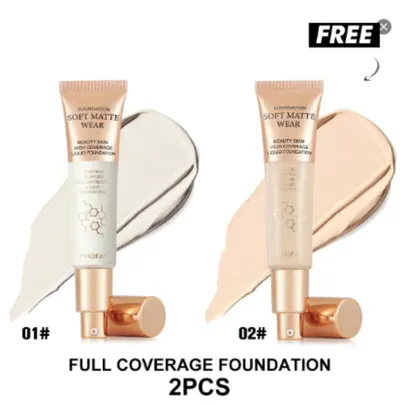 PHOFAY Full Coverage Foundation: Lätt och oljekontrollerande för ett felfritt resultat, 30ml