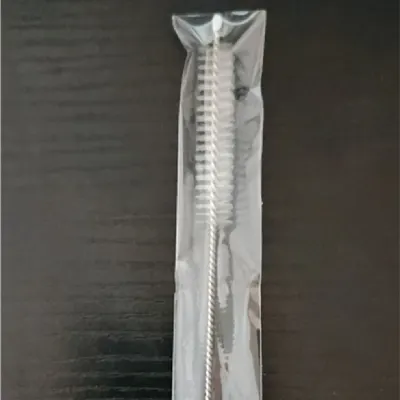 Cepillo para tubos de ensayo de acero inoxidable 304 con cerdas de nylon, juego de cepillos de limpieza de diez piezas