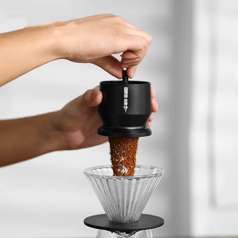 Copo dosador de moedor de café, alça, dispositivo dosador de café pour-over, copo de aroma