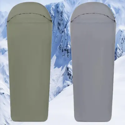 Utomhus lätt nylon sovsäck för camping, resa, hotell, portabel tunn smutsfoder