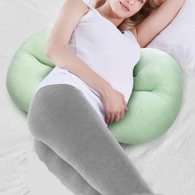 Almofada de sono para apoio abdominal, multifunções, em algodão tricotado