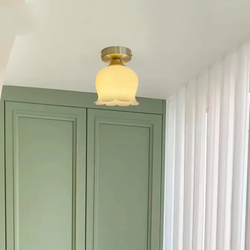 Nordisk minimalistisk taklampa för sovrum balkong