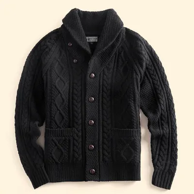 Suéter vintage solto para homem