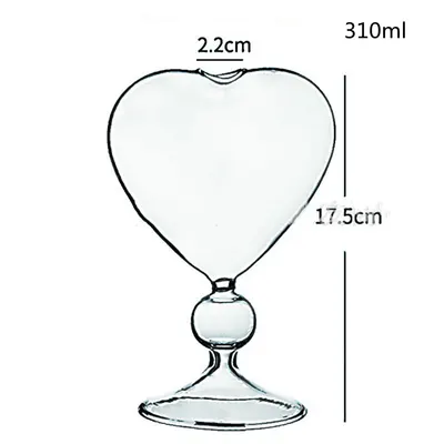 Copo de cocktail criativo em vidro borosilicato