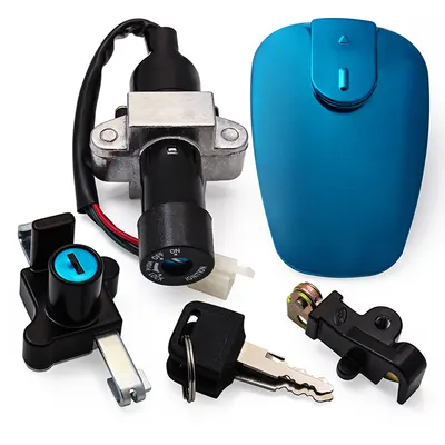مجموعة أقفال دراجات نارية، مناسبة لـ Italika Rc150 موديلات 16-24، Rc200، Rc250، أقفال موديلات 19-24