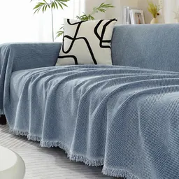 Capa de sofá de tecido com padrão de palavras de moda para casa