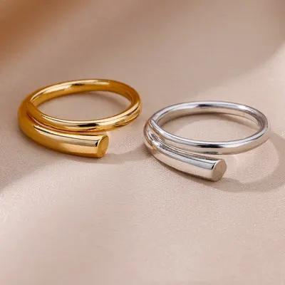 Anel simples, pulseira de zircão de duas camadas, personalidade feminina