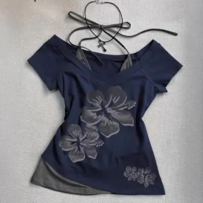 Top Punk Estilo Harajuku Novo para Moda Feminina
