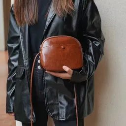 Bolso de hombro de moda retro para mujer