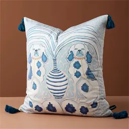 Almofada Nova Estilo Chinês Retro com Impressão Dupla Face Cor Roxa
