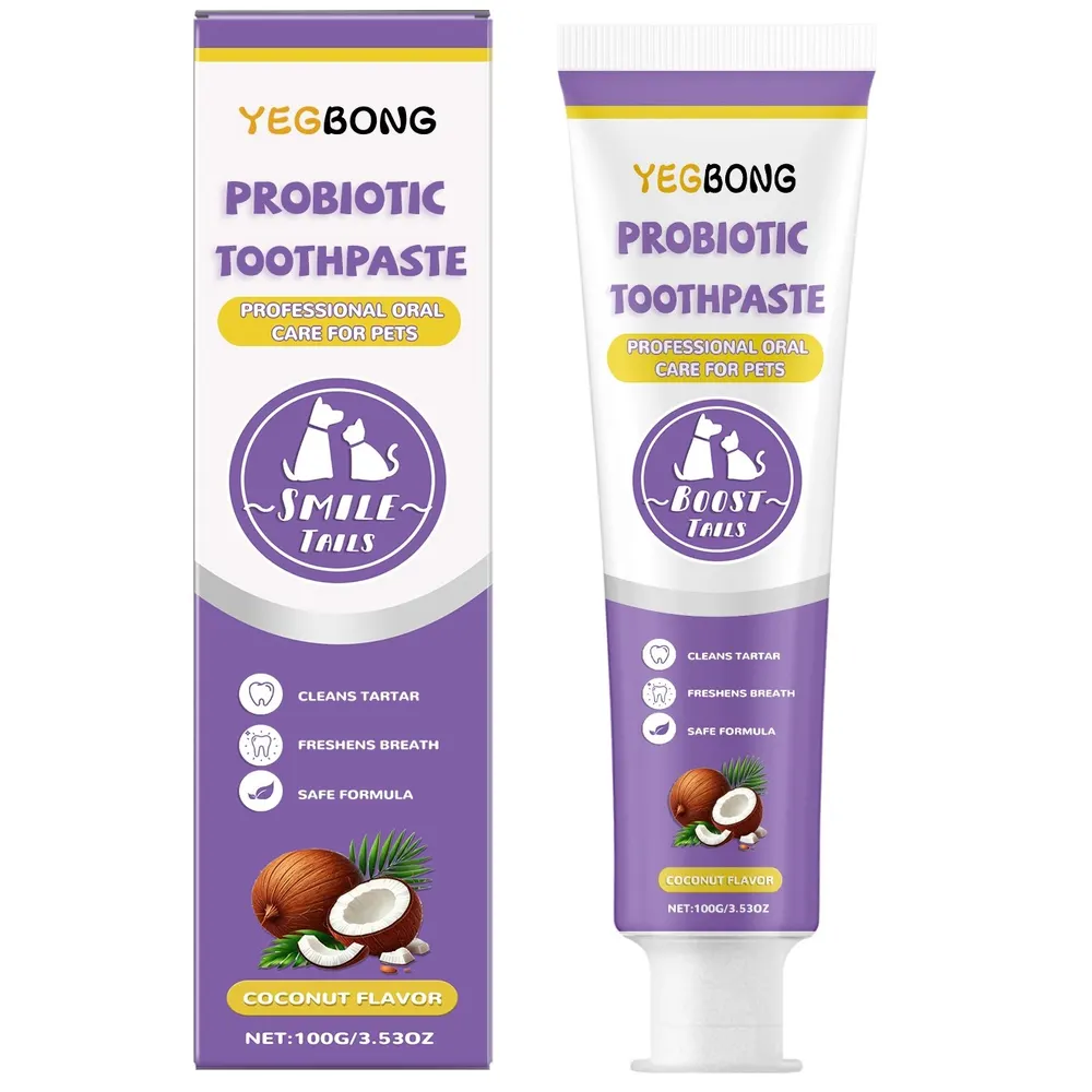 Pet probiotisk tandkräm
