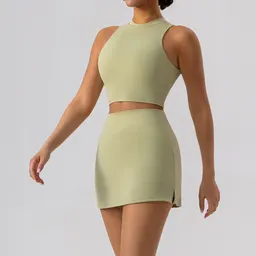 Conjunto de saia justa e colado para raparigas sensuais no estilo pure desire