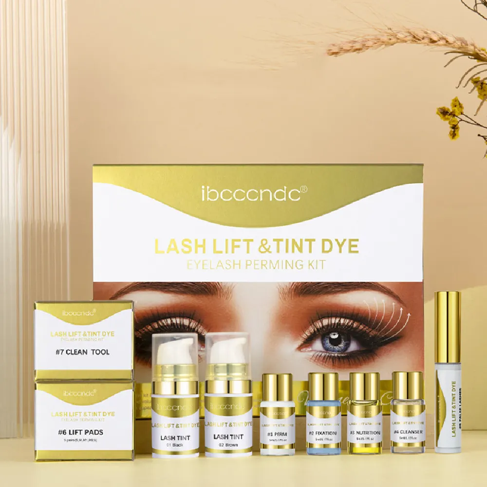 Conjunto de cílios naturais com tingimento novo e popular para senhoras