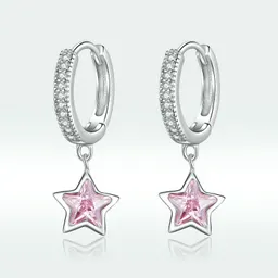 Fashion Personality Pentagram Earrings Ladies