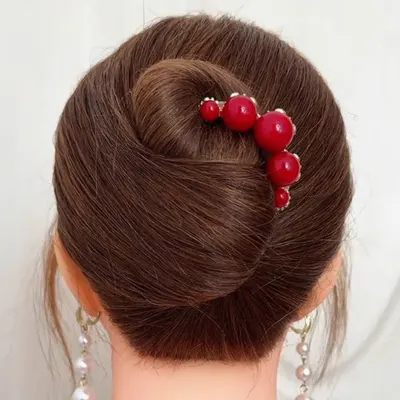 Grampo de cabelo versátil de estilo antigo, com toque de alta qualidade