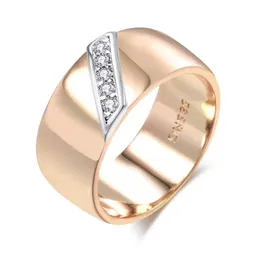 Anillo de circón simple y moderno con personalidad para mujer