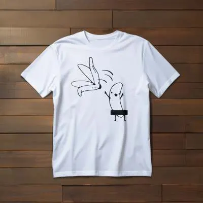 Camiseta casual de manga corta con cuello redondo y estampado digital 3D para hombre