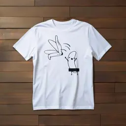 Camisola Masculina Casual de Gola Redonda com Impressão Digital 3D e Mangas Curtas
