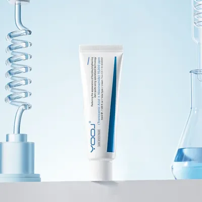 Creme de Ácido Tranexâmico e Nicotinamida para Atenuar Acne, Hidratante, Reparador, Hidratante, Iluminador, Reduz Poros