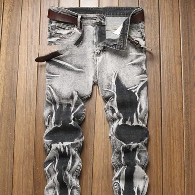 Slim-fit, mångsidig grå herrtröja, bekväm