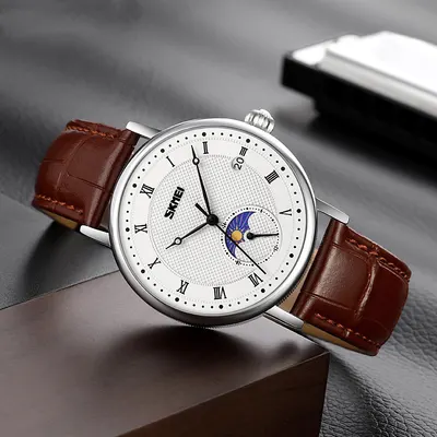Reloj de Hombre Reloj de Cuarzo Cinturón Impermeable