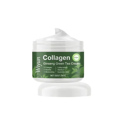 Creme hidratante com colagénio, ginseng e chá verde