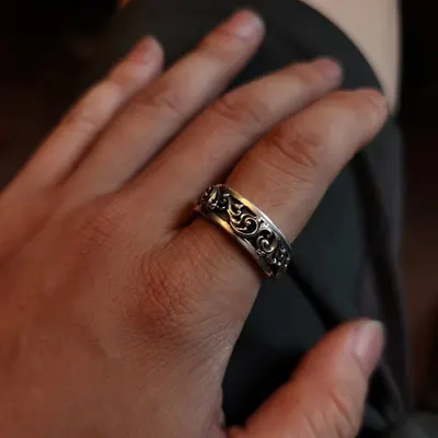 925 Marcasite Ring Par Silver Handgjord