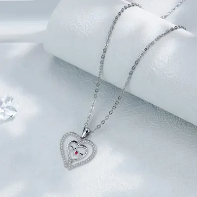 Colar de mulher para mãe, com estampa de coração, temperamento, joia de oferta para mãe