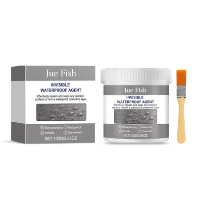 Jue-Fish隐形防水胶，防水涂料家装补漏缝隙不脱落耐磨防水密封剂