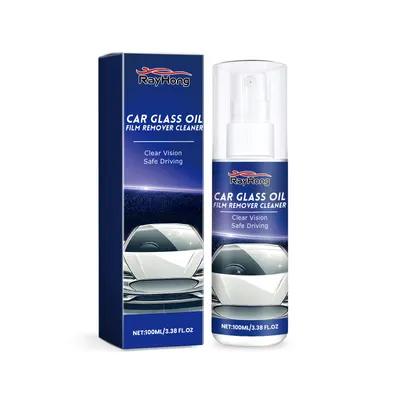 Eliminador de Película de Aceite para Vidrio de Automóviles Rayhong - Limpieza Potente, Restaura la Visión Clara, Fácil de Usar