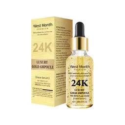 Sérum Antiedad West&Month con Oro de 24K - Firmeza, Relleno, Reduce Líneas Finas, Hidrata Profundamente