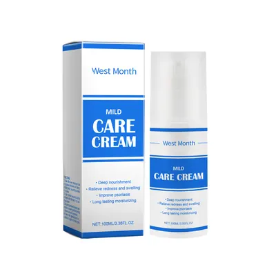 Creme hidratante West&Month com vitamina D e glicerina: Alivia desconfortos, retarda o envelhecimento, essencial para cuidados diários e de emergência