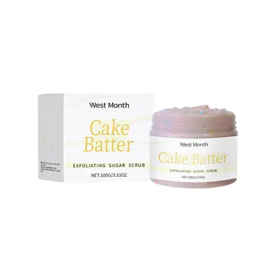 Esfoliante suave West&Month: Limpeza profunda, hidratação, restaura a suavidade sedosa