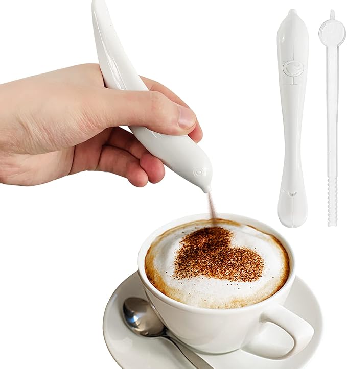 Latte Art Pen, Electric Coffee Engraving Pen, Coffee Art Spice Pen