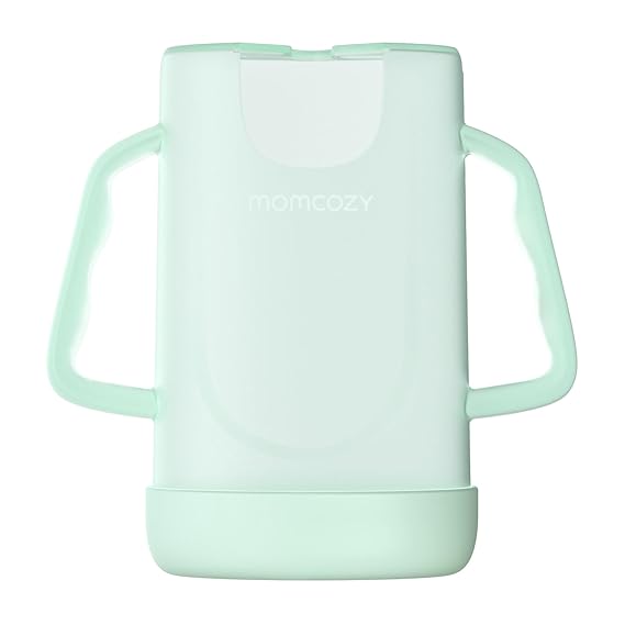 Momcozy squeeze bag holder is suitable for food bags and drink boxes