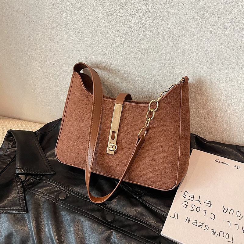 New commuter underarm bag for women in spring, small and simple, high-end, large-capacity, shoulder bag, versatile women's bag