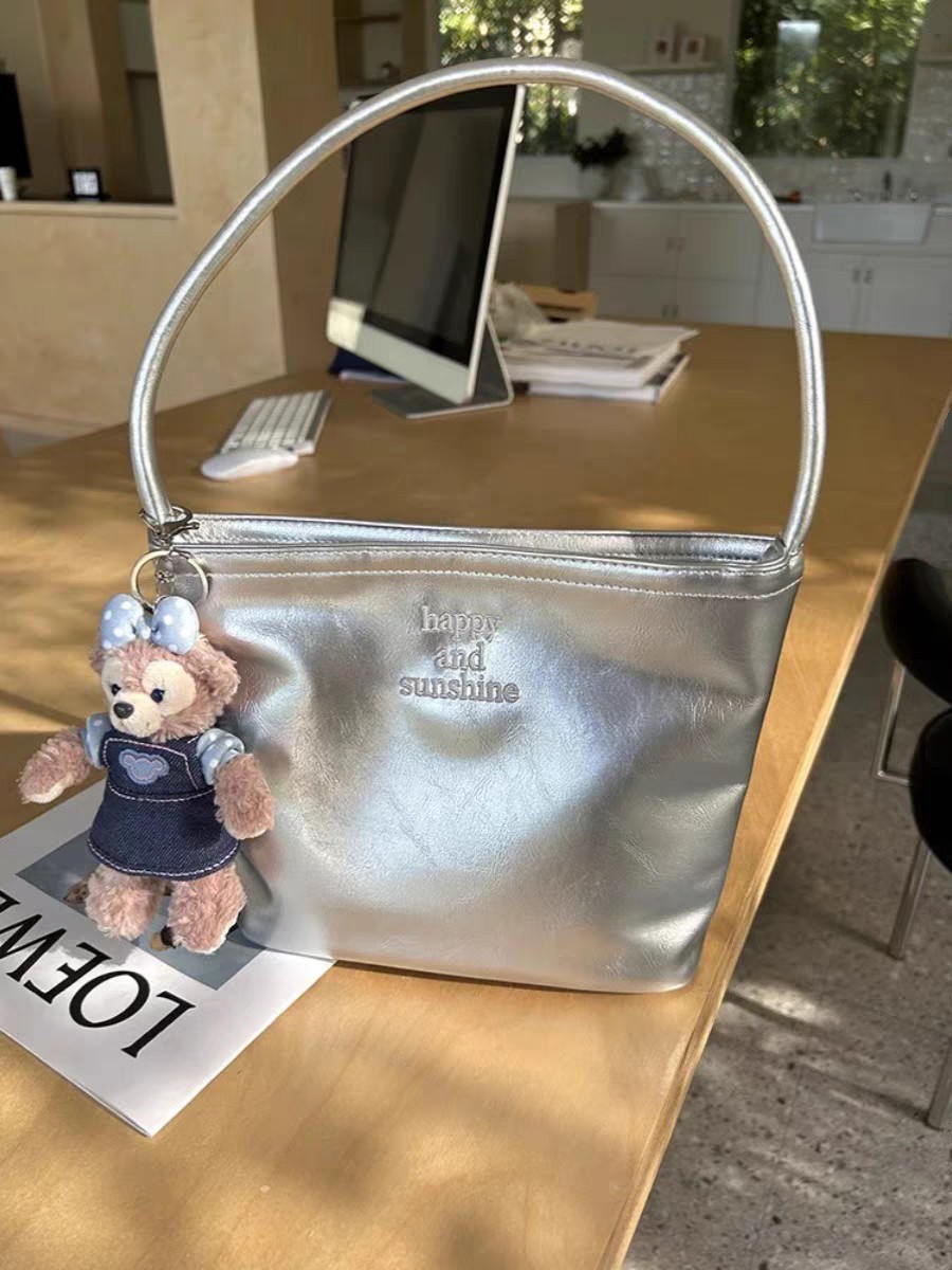 New summer fashion embroidery versatile casual underarm bag high-end stylish shoulder handbag