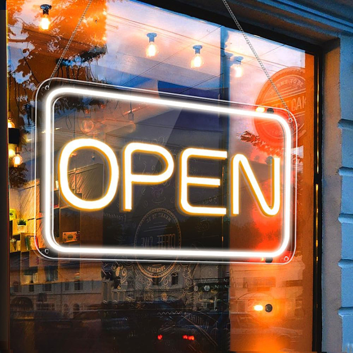 Open Neon Sign Dimmable Custom Neon Sign Wall Decoration for Business