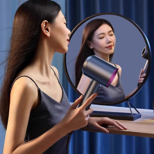 고속 가정용 블레이드리스 헤어 드라이어, 중공 디자인, 음이온, 조용한 작동, 상수 온도, 전문 살롱 등급 드라이어