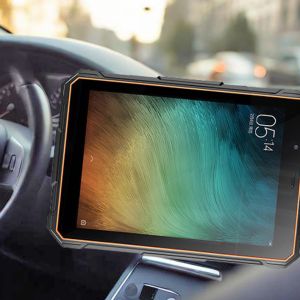 최저가 차량용 강화 태블릿 8인치 산업용 태블릿 PC, 지문 스캐너, 차량 거치대, 4G GPS 차량 내 사용용
