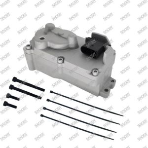 Sacer SA1150-23 12V Turbocharger Electric Actuator Kit, PN-2837675, fits Cummins ISB 6.7 engine.
