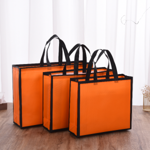 Bolsas de tela no tejida con logotipo personalizado para compras, bolsas de transporte plegables y ecológicas, venta al por mayor.