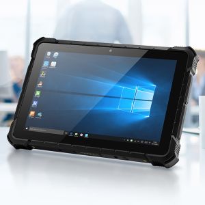 가장 저렴한 공장 10인치 Intel N100 4G 산업용 러기드 태블릿 PC NFC 바코드 RJ45 RS232 도킹 스테이션 윈도우 러기드 태블릿